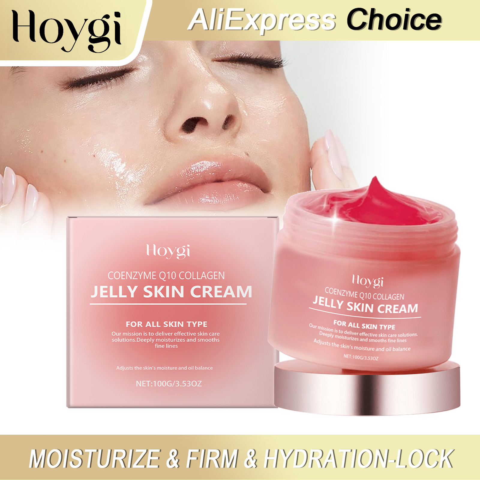 Coenzyme Q10 Cream - HOYGI Collagen Jelly Face Cream Nourishing