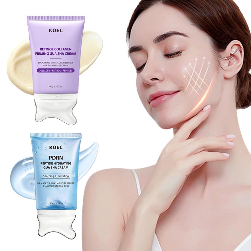 Coenzyme Q10 Cream - KOEC Dual Types Gua Sha Massage