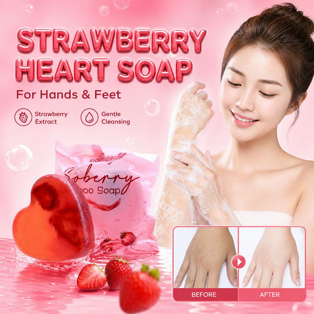 Strawberry Scented Bath Soap S - đánh giá và giá Skincare Whitening
