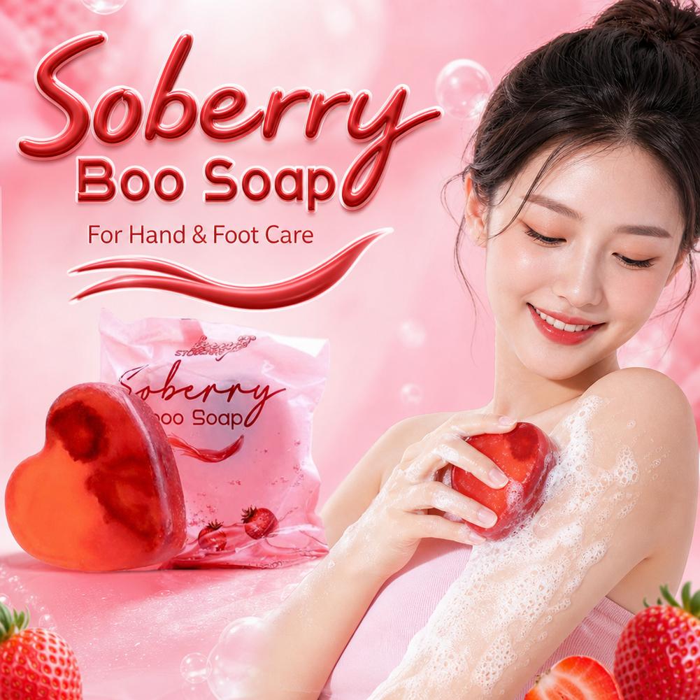 Strawberry Scented Bath Soap S - đánh giá và giá Skincare Whitening