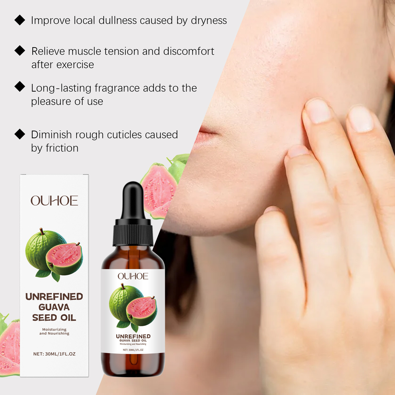 Natural Guava Seed Oil Redness - đánh giá và giá Skincare Glow Glowing