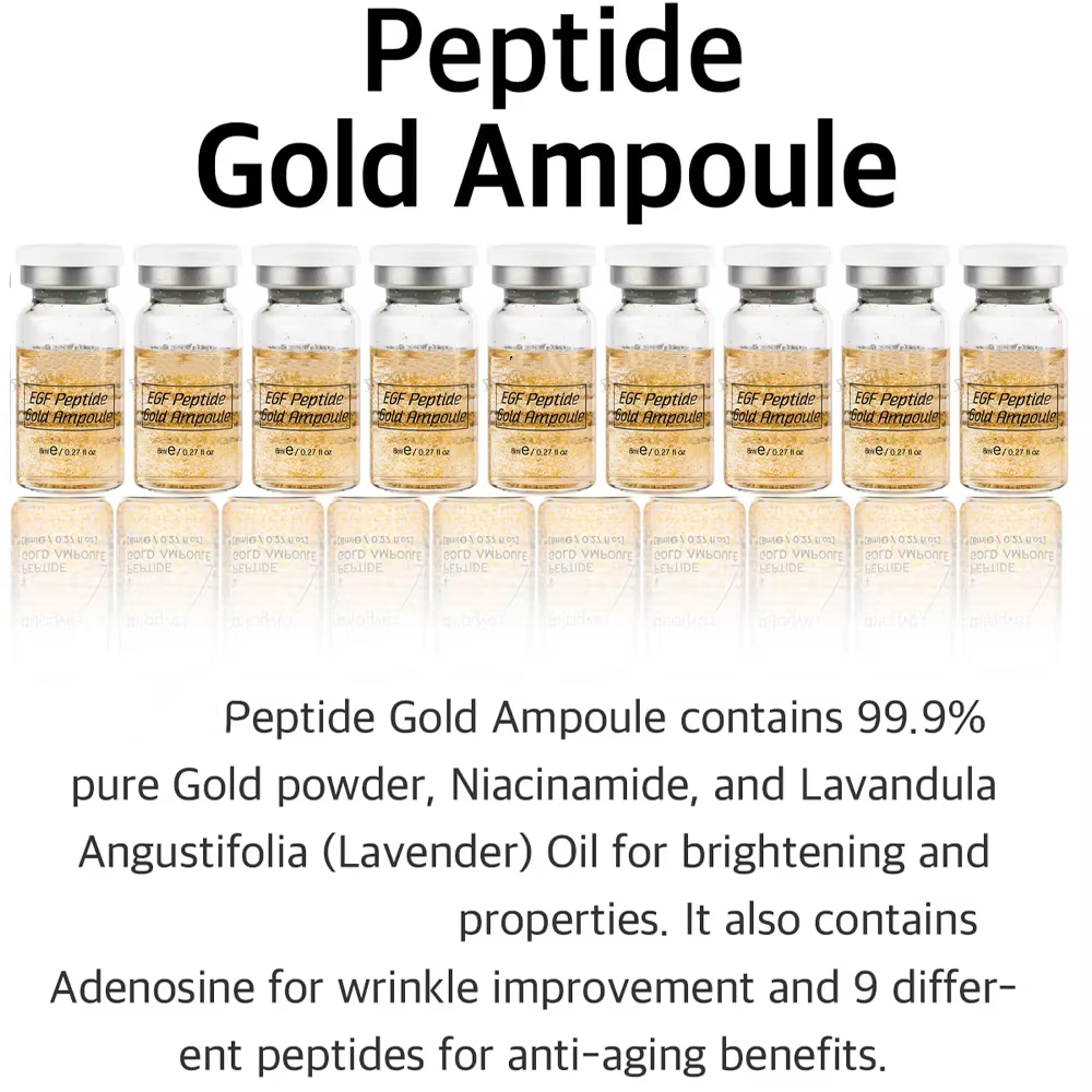 Korea Peptide Gold Ampoule Ski - đánh giá và giá Skincare Whitening