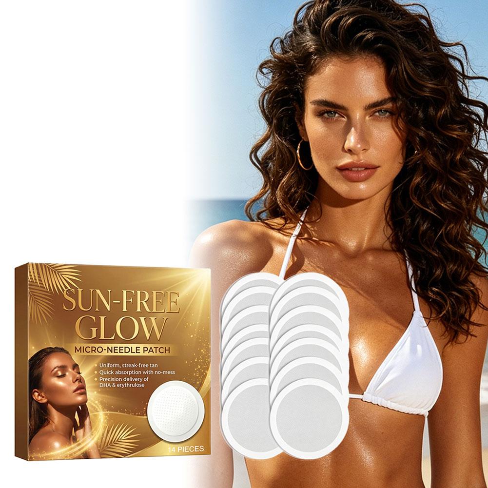 14Pcs Sun-Free Glow Microneedl - đánh giá và giá Skincare Glow Glowing