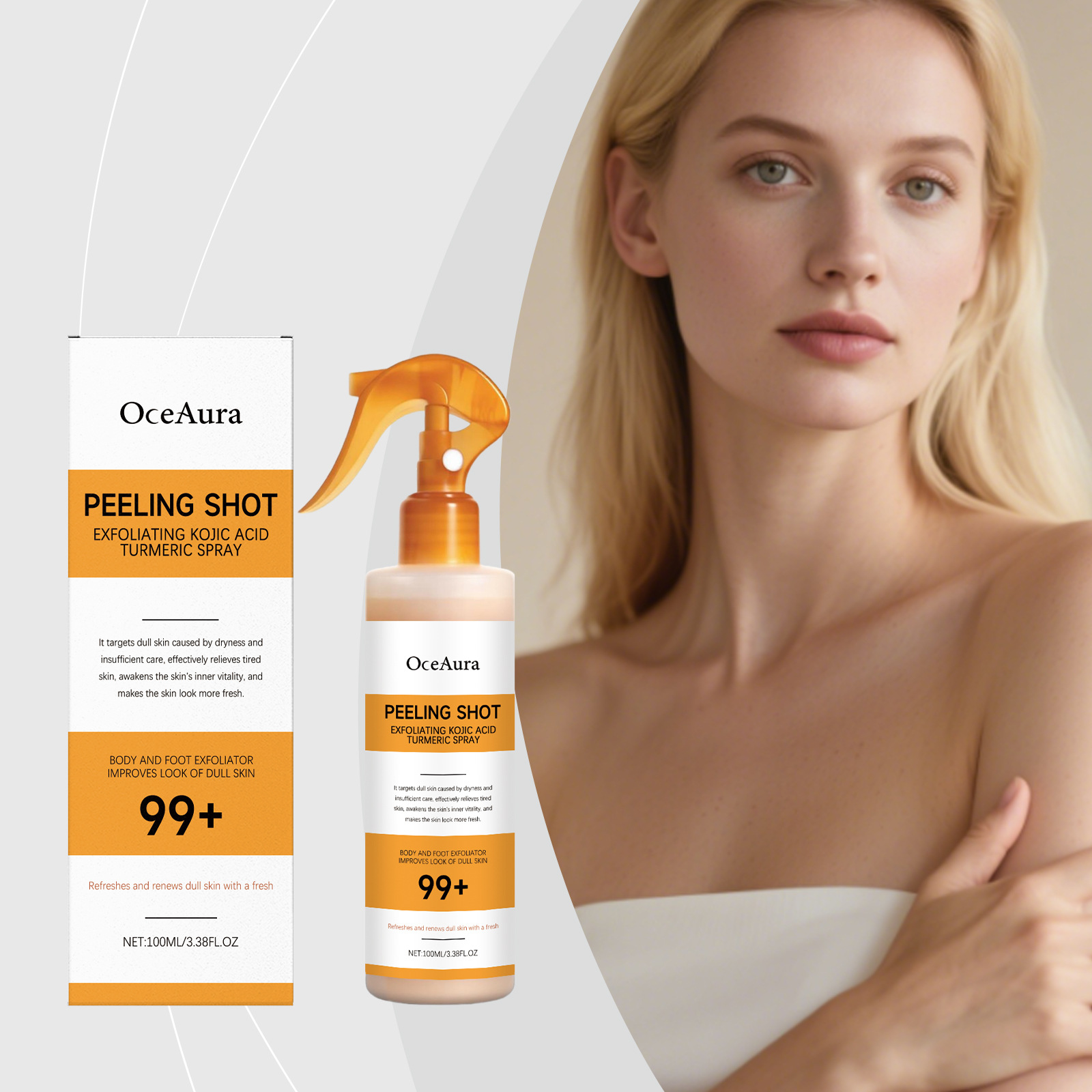 Kojic Acid Turmeric Spray Dead - đánh giá và giá Skincare Glow Glowing