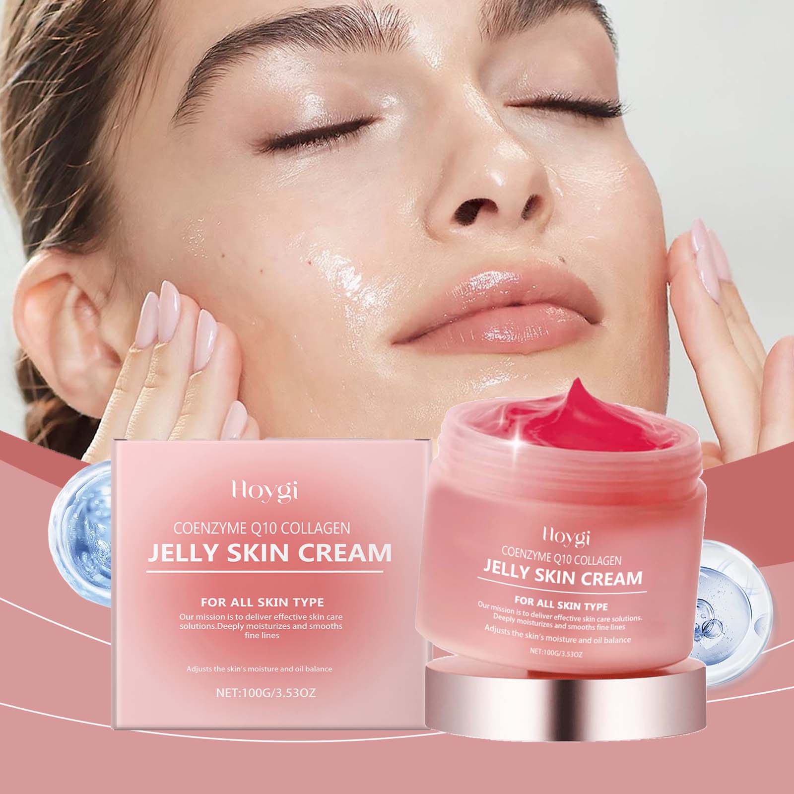 Collagen Jelly Cream Deeply Mo - đánh giá và giá Coenzyme Q10 Cream