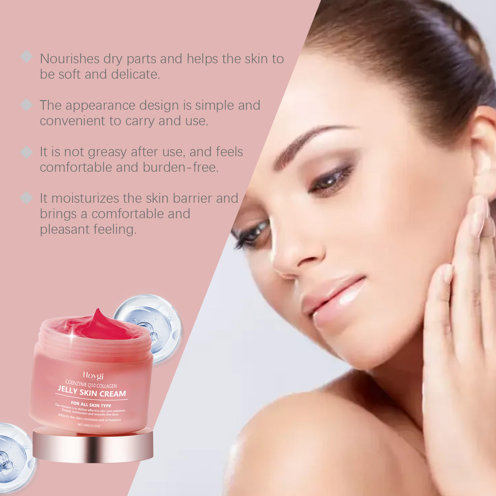 Collagen Jelly Cream Deeply Mo - đánh giá và giá Coenzyme Q10 Cream